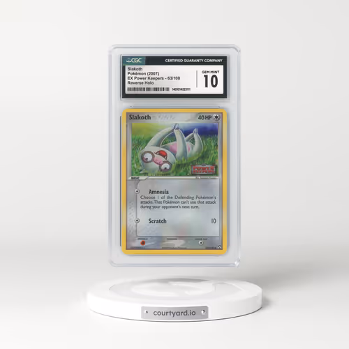 2007 EX Power Keepers #63 Slakoth - Holo (CGC 10 GEM MINT)