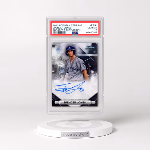 2023 Bowman Sterling Prospect Autographs #PASJ Spencer Jones (PSA 10 GEM MINT)