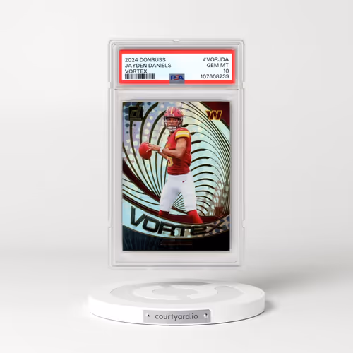 2024 Panini Donruss Vortex #VORJDA Jayden Daniels (PSA 10 GEM MINT)