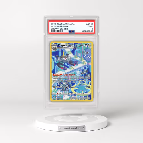 2023 Pokémon Sword and Shield Crown Zenith #GG18 Magnezone - Full Art (PSA 9 MINT)