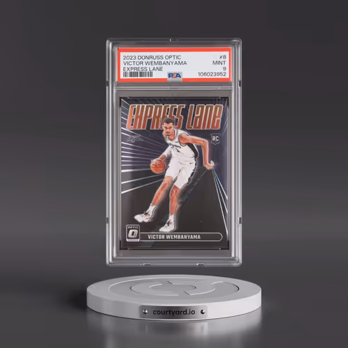 2023 Panini Donruss Optic Express Lane #8 Victor Wembanyama (PSA 9 MINT)