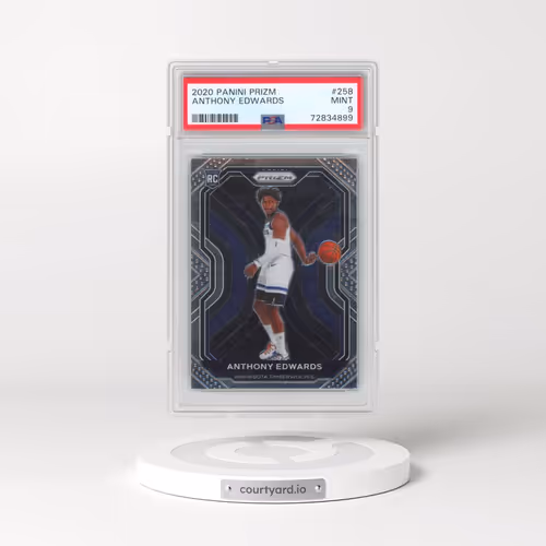 2020 Panini Prizm #258 Anthony Edwards (PSA 9 MINT)