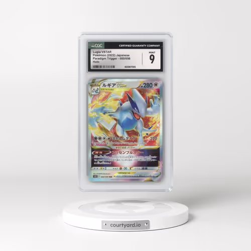 2022 Paradigm Trigger #080/098 Lugia VSTAR - Holo (CGC 9 MINT)