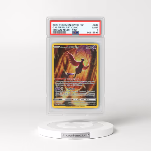 2023 Pokémon Swsh Black Star Promo #282 Galarian Articuno - Crown Zenith Tins (PSA 9 MINT)