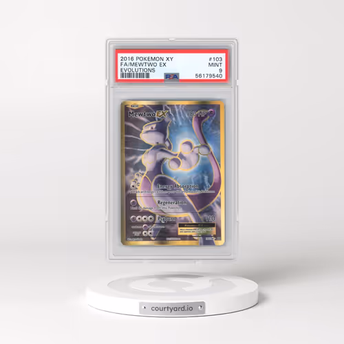 2016 Pokémon XY Evolutions #103 Mewtwo EX - Holo Full Art (PSA 9 MINT)