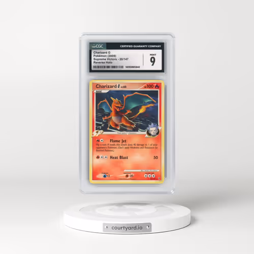 2009 Supreme Victors #20/147 Charizard G - Reverse Holo (CGC 9 MINT)