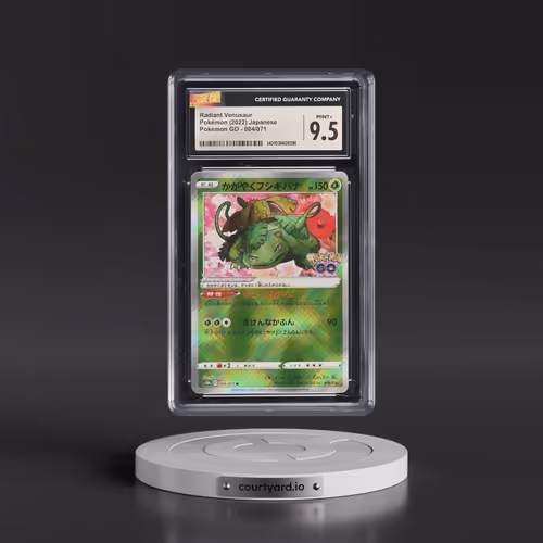 2022 Pokémon GO #004/071 Radiant Venusaur - Holo (CGC 9.5 MINT+)