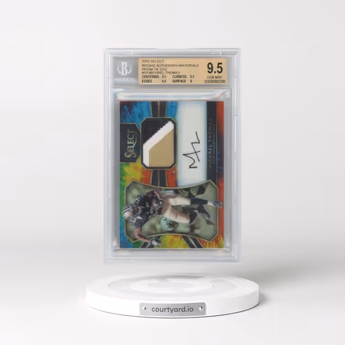 2016 Panini Select Rookie Autograph Material #RMMT Michael Thomas - Tie-Dye Prizm (BGS 9.5 GEM MINT)