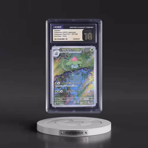 2023 Pokémon Card 151 #167/165 Ivysaur - Art Rare Holo (CGC 10 PRISTINE)