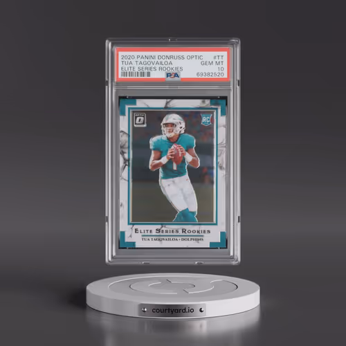 2020 Panini Donruss Optic Elite Series Rookies #TT Tua Tagovailoa (PSA 10 GEM MINT)
