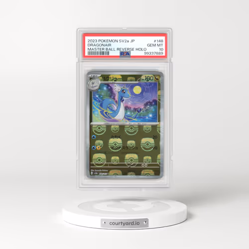 2023 Pokémon Card 151 #148 Dragonair - Reverse Holo Master Ball (PSA 10 GEM MINT)