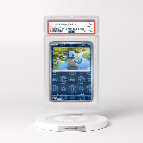 2023 Pokémon SV-P Promo #061 Squirtle - Pokemon 151 Card File Sets (PSA 9 MINT)