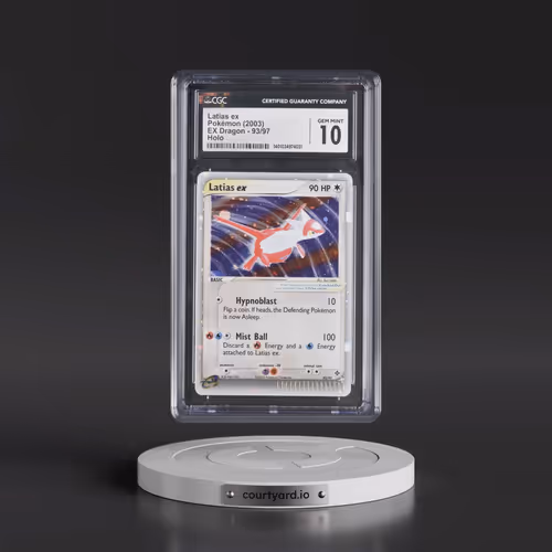 2003 EX Dragon (2003 Copyright, w/ "e" Symbol) #93/97 Latias ex - Holo (CGC 10 GEM MINT)