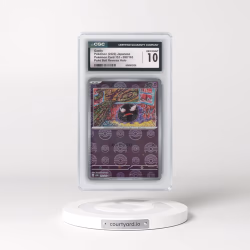 2023 Pokémon Card 151 #092/165 Gastly - Reverse Holo Poké Ball (CGC 10 GEM MINT)