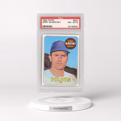 1969 Topps #534 Jerry McNertney (PSA 8 NM-MT)