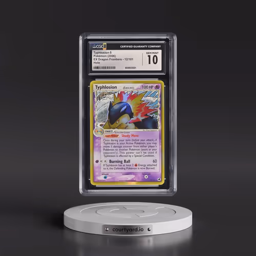 2006 Pokémon EX Dragon Frontiers #12 Typhlosion - Holo (CGC 10 GEM MINT)