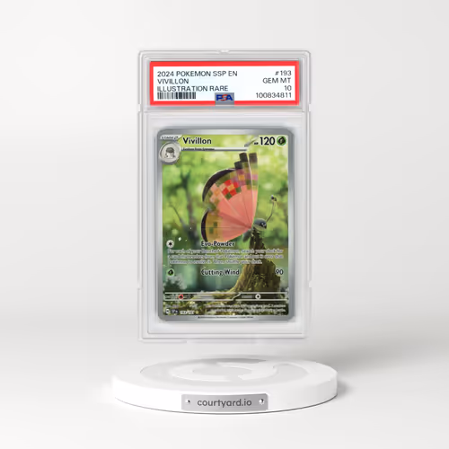 2024 Pokémon Ssp EN-Surging Sparks #193 Vivillon - Illustration Rare (PSA 10 GEM MINT)