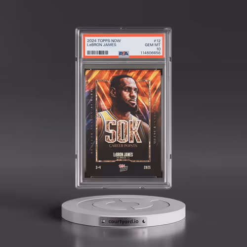 2024 Topps Now #12 LeBron James (PSA 10 GEM MINT)