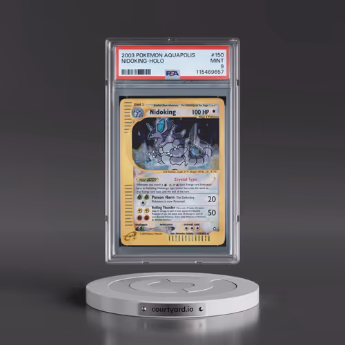 2003 Pokémon Aquapolis #150 Nidoking - Holo (PSA 9 MINT)