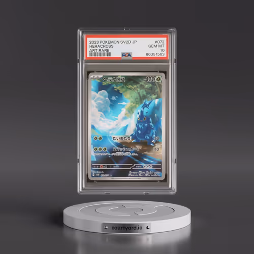 2023 Pokémon Sv2d-Clay Burst #072 Heracross - Art Rare (PSA 10 GEM MINT)