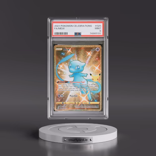 2021 Pokémon Celebrations #025 Mew - Full Art (PSA 9 MINT)