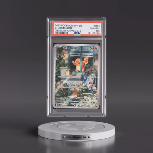 2023 Pokémon Svp EN-SV Black Star Promo #044 Charmander - Obsidian Flames Elite Trainer Box (PSA 8.5
