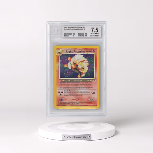 2002 Neo Destiny #12 Light Arcanine - Holo (BGS 7.5 NM+)