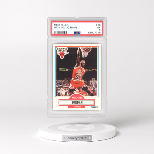 1990 Fleer #26 Michael Jordan (PSA 5 EX)