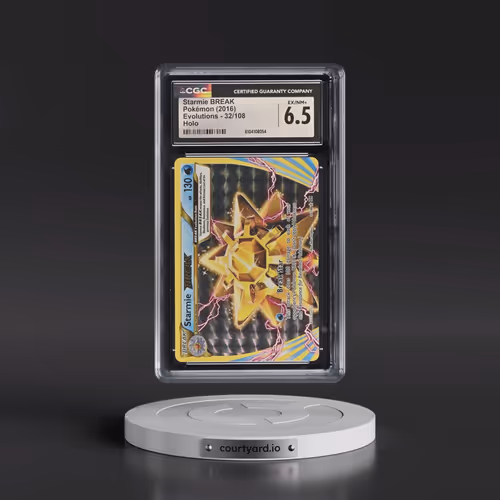 2016 Evolutions #32/108 Starmie BREAK - Holo (CGC 6.5 EX-NM+)