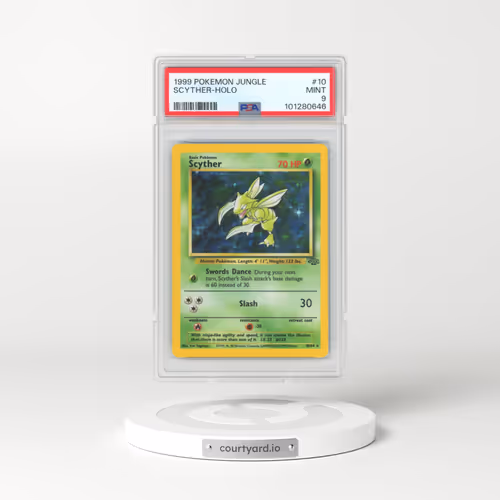 1999 Pokémon Jungle #10 Scyther - Holo (PSA 9 MINT)