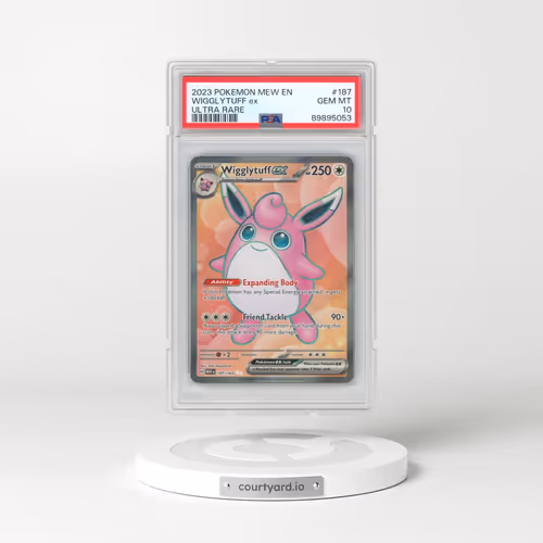 2023 Pokémon Mew EN-151 #187 Wigglytuff EX - Holo Ultra Rare (PSA 10 GEM MINT)