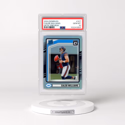 2024 Panini Donruss #327 Caleb Williams - Optic Preview (PSA 10 GEM MINT)
