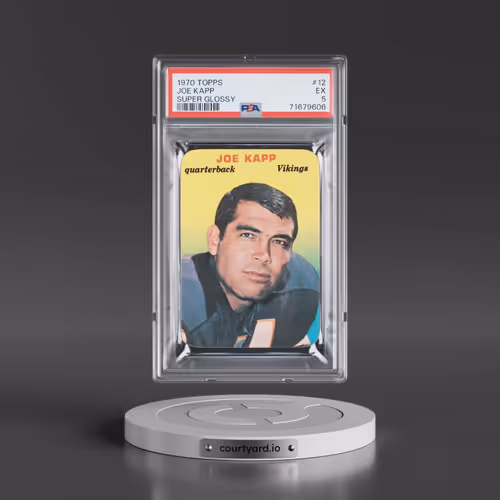 1970 Topps Super Glossy #12 Joe Kapp (PSA 5 EX)