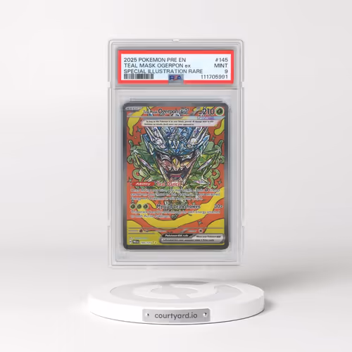 2025 Pokémon Pre EN-Prismatic Evolutions #145 Teal Mask Ogerpon EX - Holo Special Illustration Rare