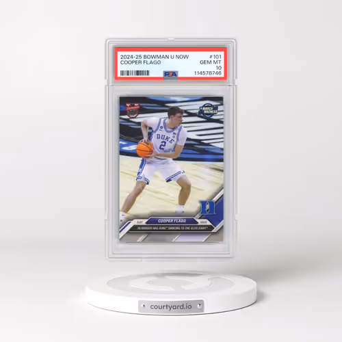 2024-25 Bowman U Now #101 Cooper Flagg (PSA 10 GEM MINT)