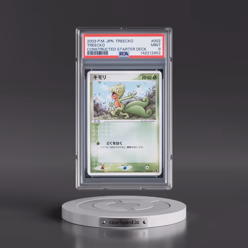 2003 Pokémon Treecko Constructed Starter Deck #002 Treecko (PSA 9 MINT)
