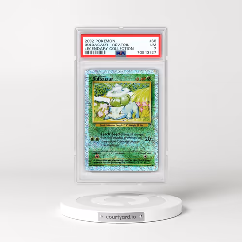 2002 Pokémon Legendary Collection #68 Bulbasaur - Reverse Foil (PSA 7 NM)