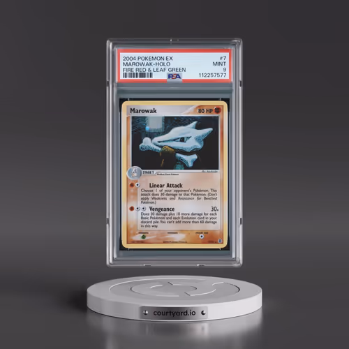 2004 Pokémon EX Fire Red & Leaf Green #7 Marowak - Holo (PSA 9 MINT)