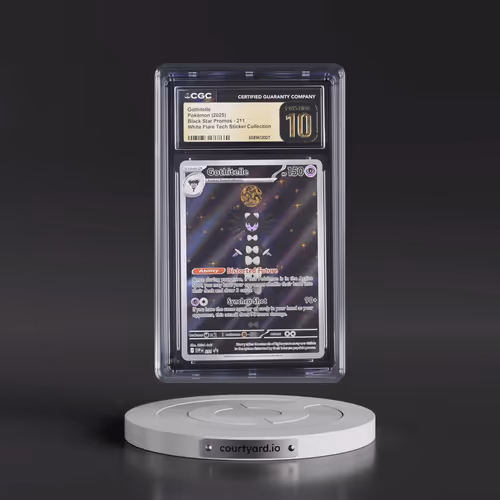 2025 Pokémon Svp EN-SV Black Star Promo #211 Gothitelle - White Flare Tech Sticker Collection (CGC 1