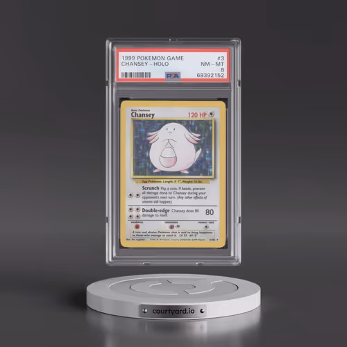1999 Pokémon Game #3 Chansey - Holo (PSA 8 NM-MT)