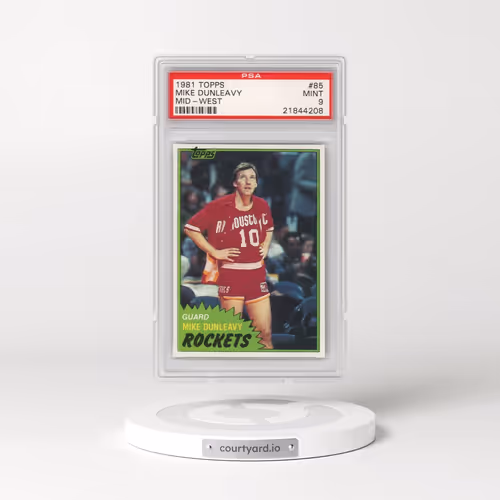 1981 Topps #85 Mike Dunleavy - Mid-West (PSA 9 MINT)