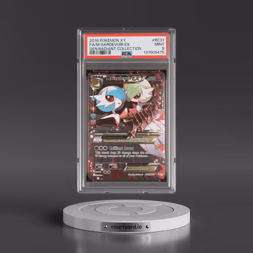2016 Pokémon XY Generations Radiant Collection #RC31 M Gardevoir EX - Holo Full Art (PSA 9 MINT)