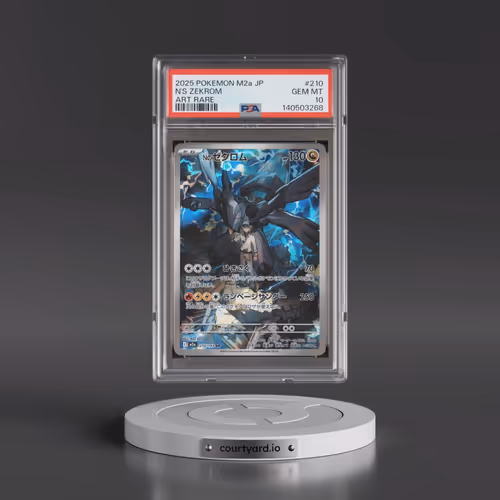 2025 Pokémon M2a-Mega Dream EX #210 N's Zekrom - Art Rare (PSA 10 GEM MINT)