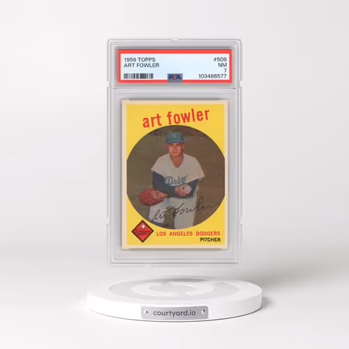 1959 Topps #508 Art Fowler (PSA 7 NM)
