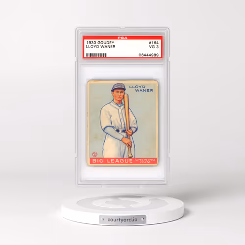 1933 Goudey #164 Lloyd Waner (PSA 3 VG)