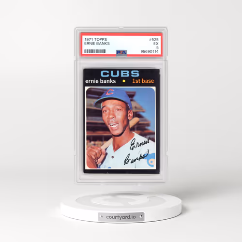 1971 Topps #525 Ernie Banks (PSA 5 EX)