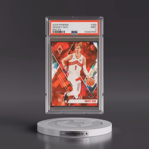 2023 Panini Phoenix #282 Gradey Dick - Red Ice (PSA 9 MINT)