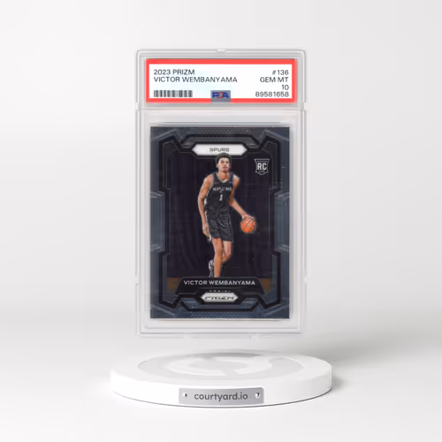 2023 Panini Prizm #136 Victor Wembanyama (PSA 10 GEM MINT)