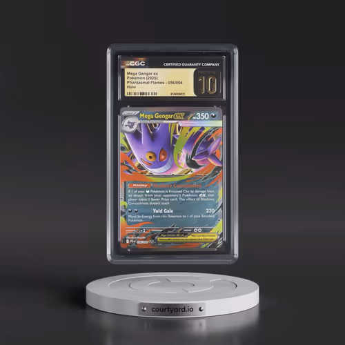 2025 Pokémon Pfl EN-Phantasmal Flames #056 Mega Gengar EX - Holo (CGC 10 PRISTINE)