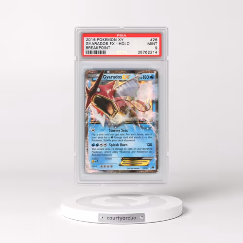 2016 Pokémon XY Breakpoint #26 Gyarados EX - Holo (PSA 9 MINT)